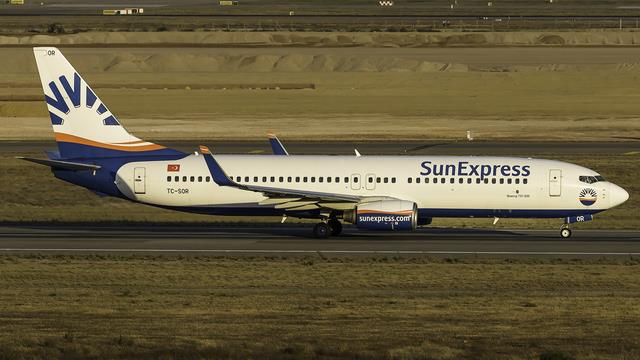 TC-SOR:Boeing 737-800:SunExpress